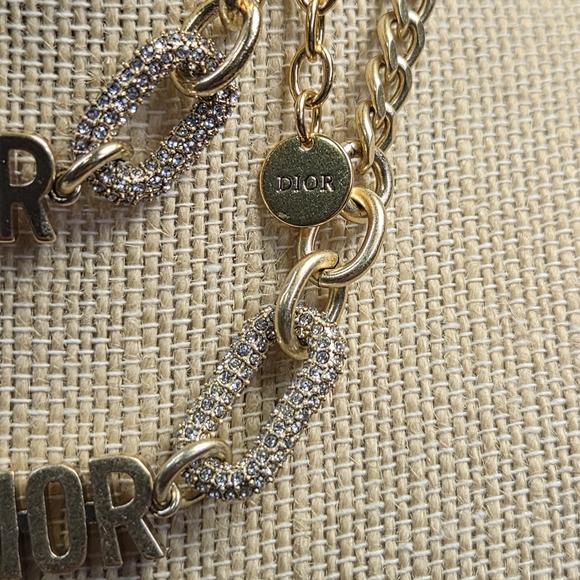 Gold and Silver J'ADIOR Necklace, Bracelet And Earrings - Picture 5 of 5